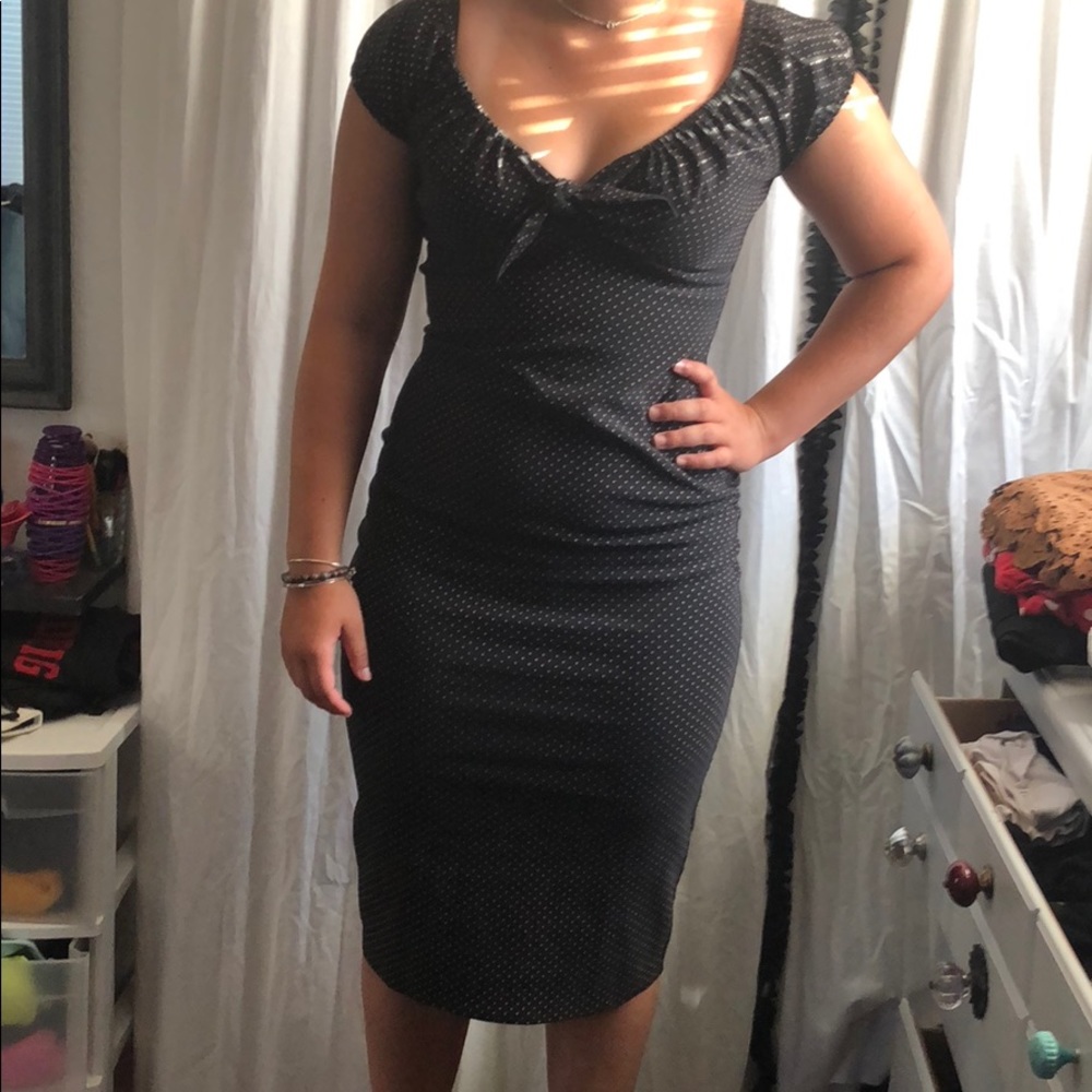 Stop Staring “Pin Up” Wiggle Dress-XL